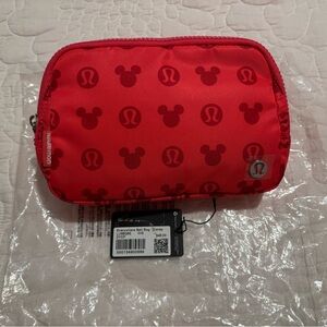 Lululemon Red Mickey Mouse Disney Belt Bag